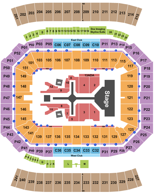 Camping World Stadium The Weeknd Seating Chart